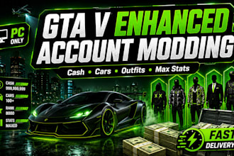 mod and customize your gta v enhanced account