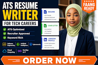 write ats software engineer resume ai, cybersecurity, cloud, faang tech
