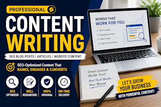 write professional SEO content for your website