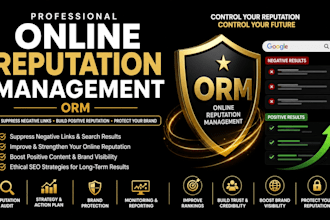 online reputation management ORM to suppress negative links