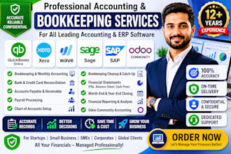 do bookkeeping, accounting, quickbooks, xero, wave, sage