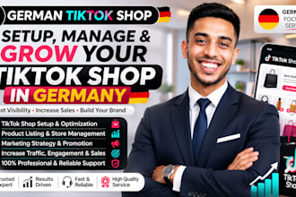 setup tiktok shop germany, seller account and shop management