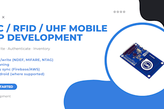 integrate nfc and uhf rfid hardware into your app