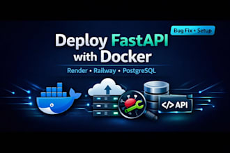 dockerize your fastapi app and deploy it on render or railway