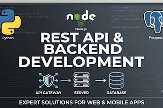 be your full stack rest API developer