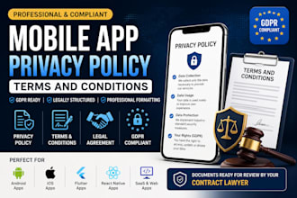 create privacy policy terms and conditions legal agreement