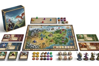 design professional board games, custom card game templates
