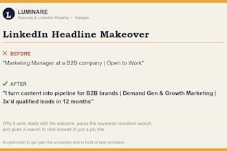 write and optimize your resume and linkedin to beat ai screeners