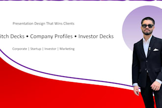 create company profile, pitch deck, and corporate profile