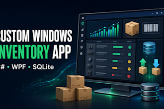 build a custom inventory management desktop app for windows