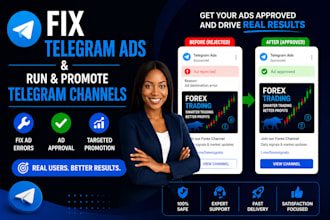 fix telegram ads, run telegram ads, fix ads destination for bot and channel