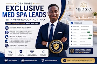generate exclusive med spa leads with verified contact info