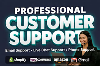 provide customer service, email, live chat, and phone support