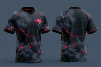 make a custom jersey design or sublimation design