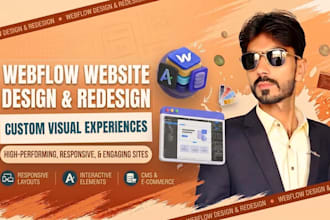 webflow website design and redesign for high performing sites