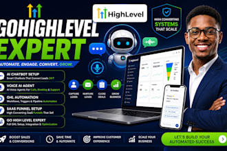 gohighlevel ai chatbot voice ai agent ghl automation go high level saas funnel