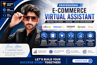 be your ebay 2 step va  ebay dropshipping va stock va