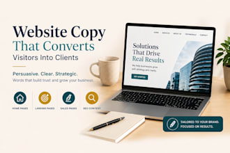 write website copy that converts visitors into clients