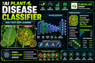 build a plant disease classifier trained on plantvillage with CNN models