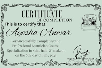 design professional certificate and social media post in canva