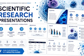 design professional medical and scientific powerpoint presentations