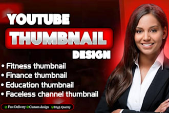 create faceless finance education fitness thumbnails