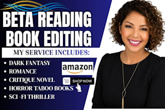 provide expert beta reading for horror, fantasy, romance,