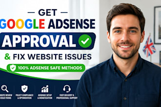 get guaranteed google adsense approval and fix adsense website issue