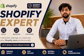 build a custom shopify store or shopify website design
