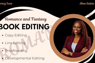 be your dark romance, cozy romantasy, epic fantasy book editor