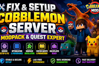 create or fix minecraft modpack setup cobblemon server quest progression