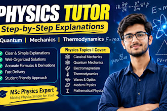 solve physics problems with detailed step