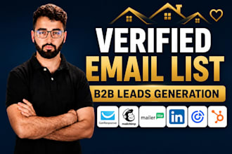 verified b2b lead generation prospect email list building linkedin leads