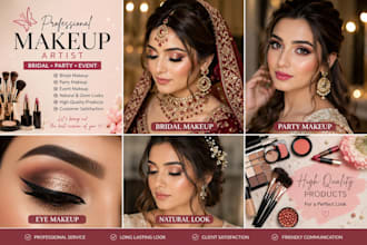 provide professional bridal, party and event makeup services