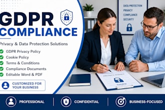 create gdpr privacy policy and compliance documents