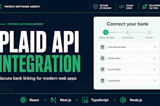 integrate plaid API for secure bank linking in your web app