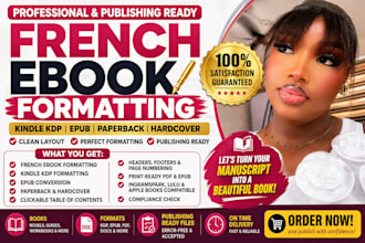 format french ebook amazon kpd kindle epub, ingramspark, PDF, france paperback