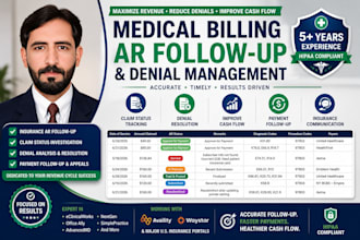 do insurance ar follow up and claims resolution