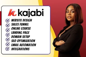 kajabi website design, kajabi online course, kajabi sales funnel, landing page