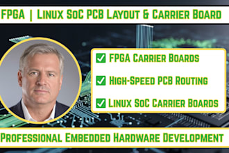 design schematic, layout pcb for fpga linux soc and carrier board development