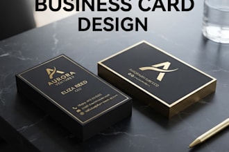 design a premium double sided business card