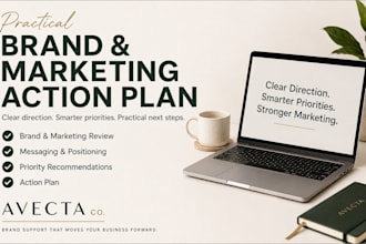 create a practical brand and marketing action plan