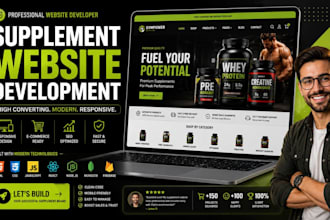 build research peptide and supplement ecommerce website
