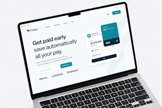 design a wordpress website landing page