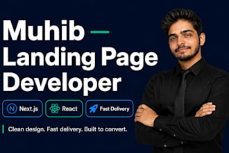 build a fast, modern landing page with nextjs and react