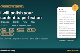 proofread and polish your writing