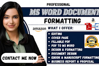 format, edit, and redesign word documents professionally