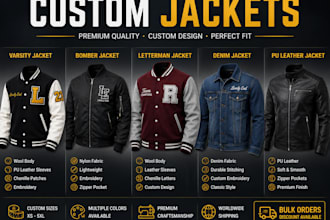 make customize jackets with your logo