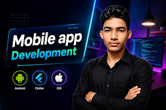 develop professional android app with firebase and modern UI