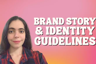 create your brand guidelines, brand story and brand strategy